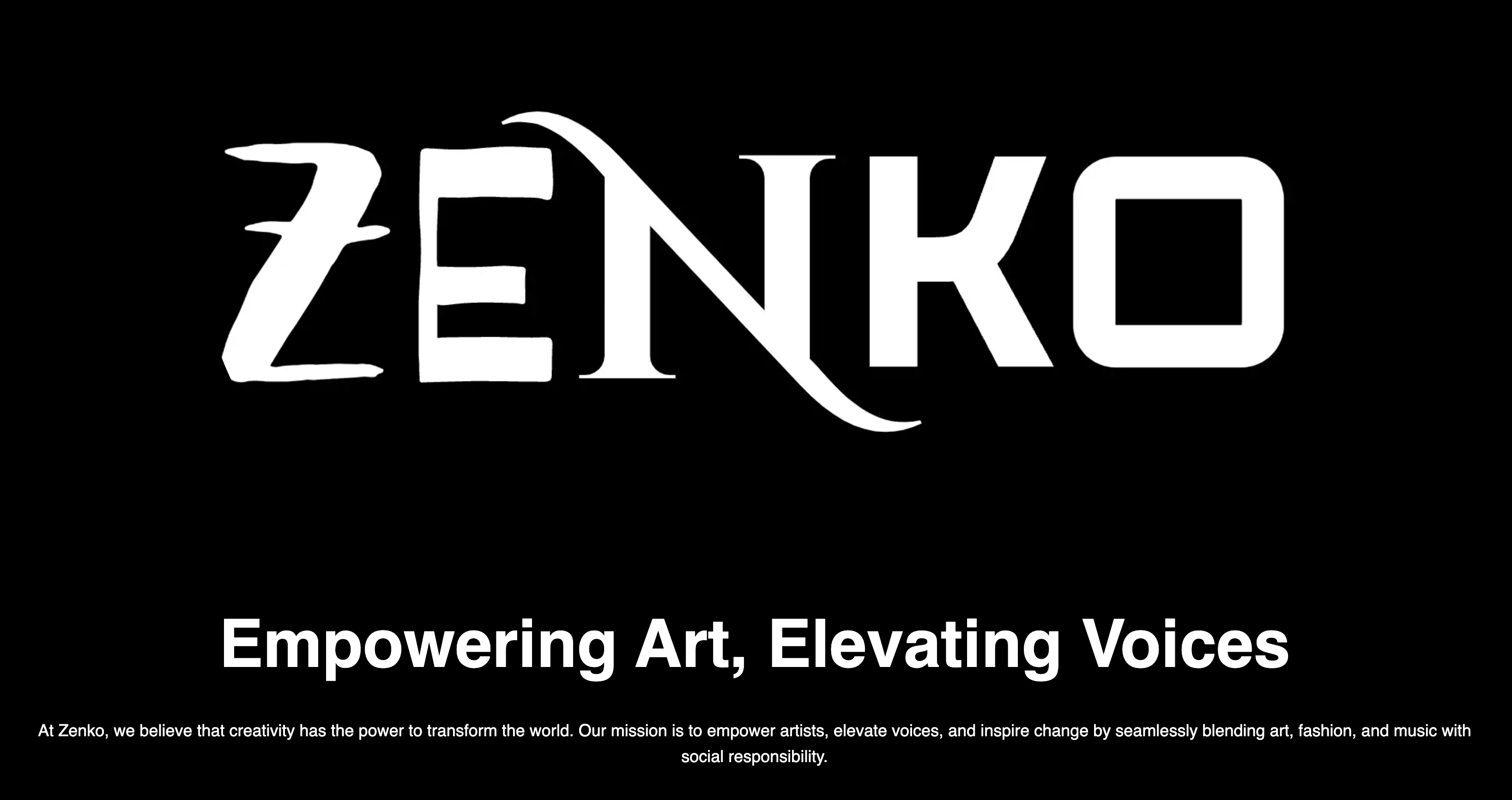 Zenko Website Screenshot